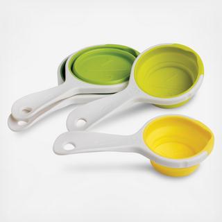 SleekStor Pinch + Pour 4-Piece Collapsible Measuring Cup Set