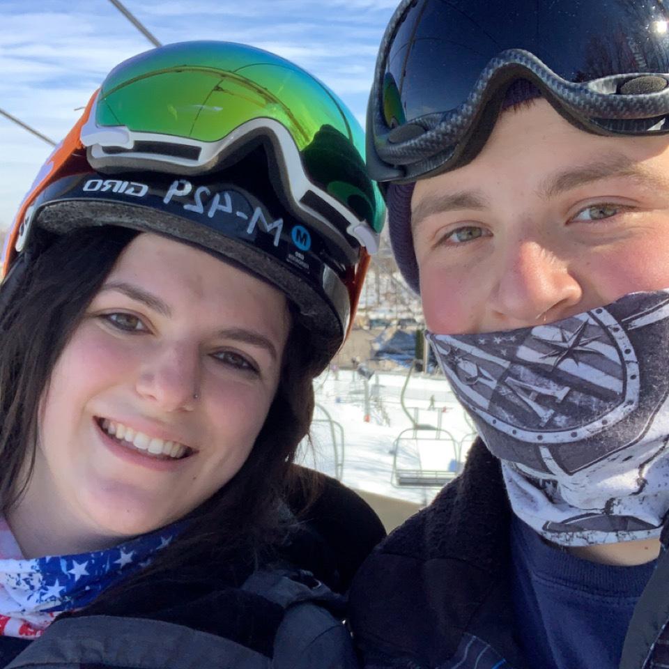 The first time Sam visited The Hideout and went skiing!