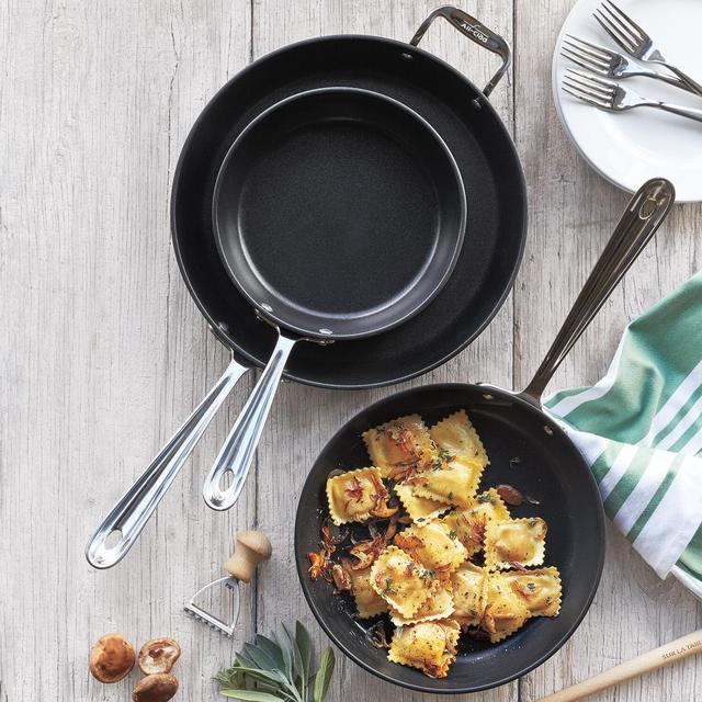 All-Clad HA1 Nonstick Set of 3 Skillets, 8", 10" and 12"