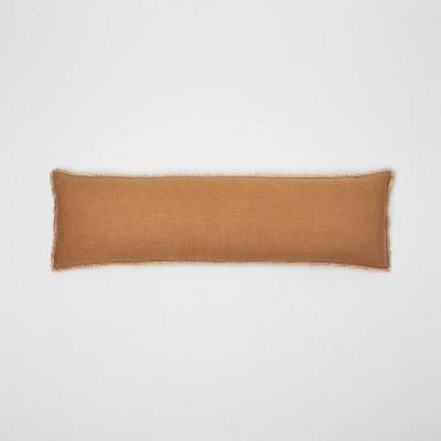 Lumbar Heavyweight Linen Blend Throw Pillow - Casaluna™