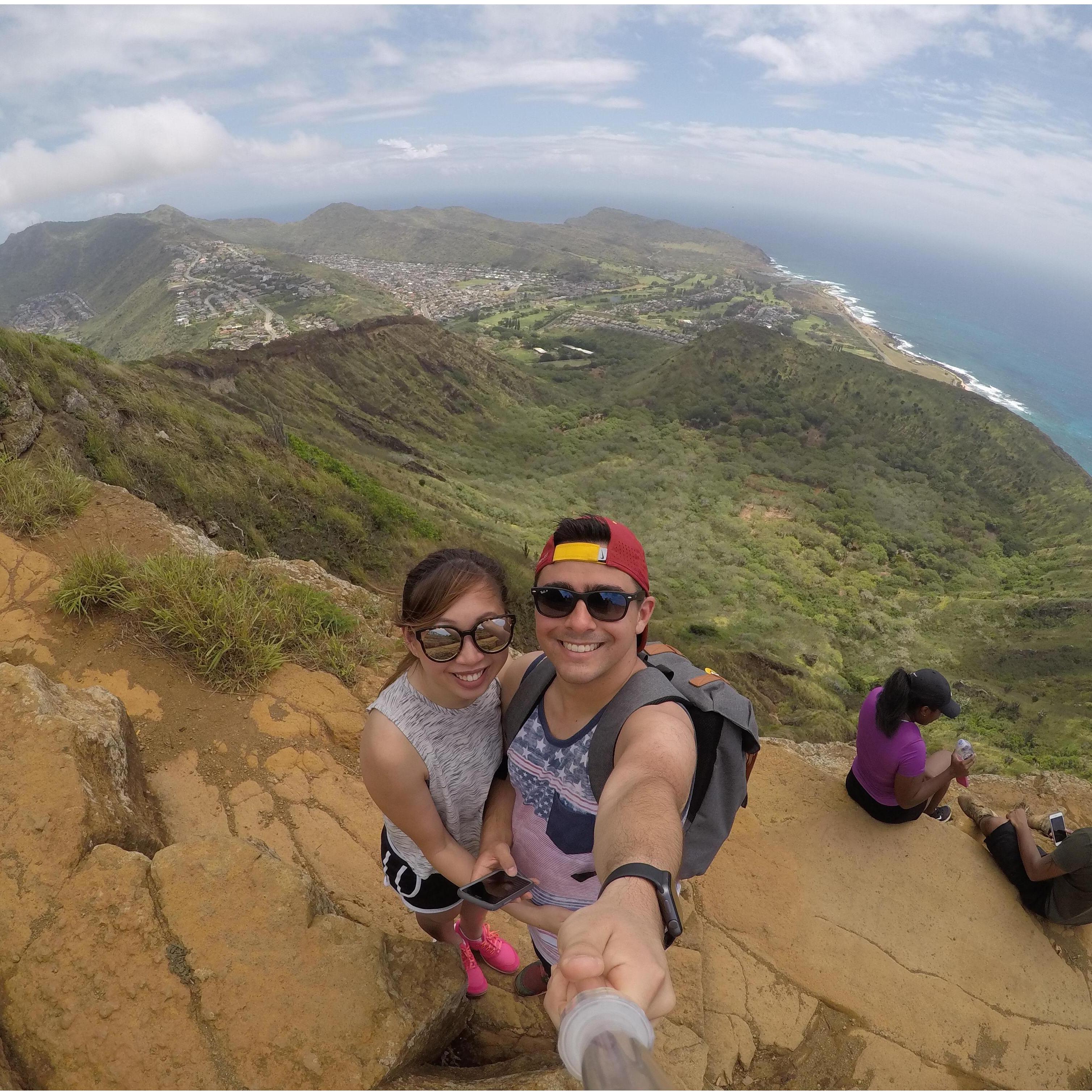 Our 1st trip to Hawaii - conquering Koko Head together
