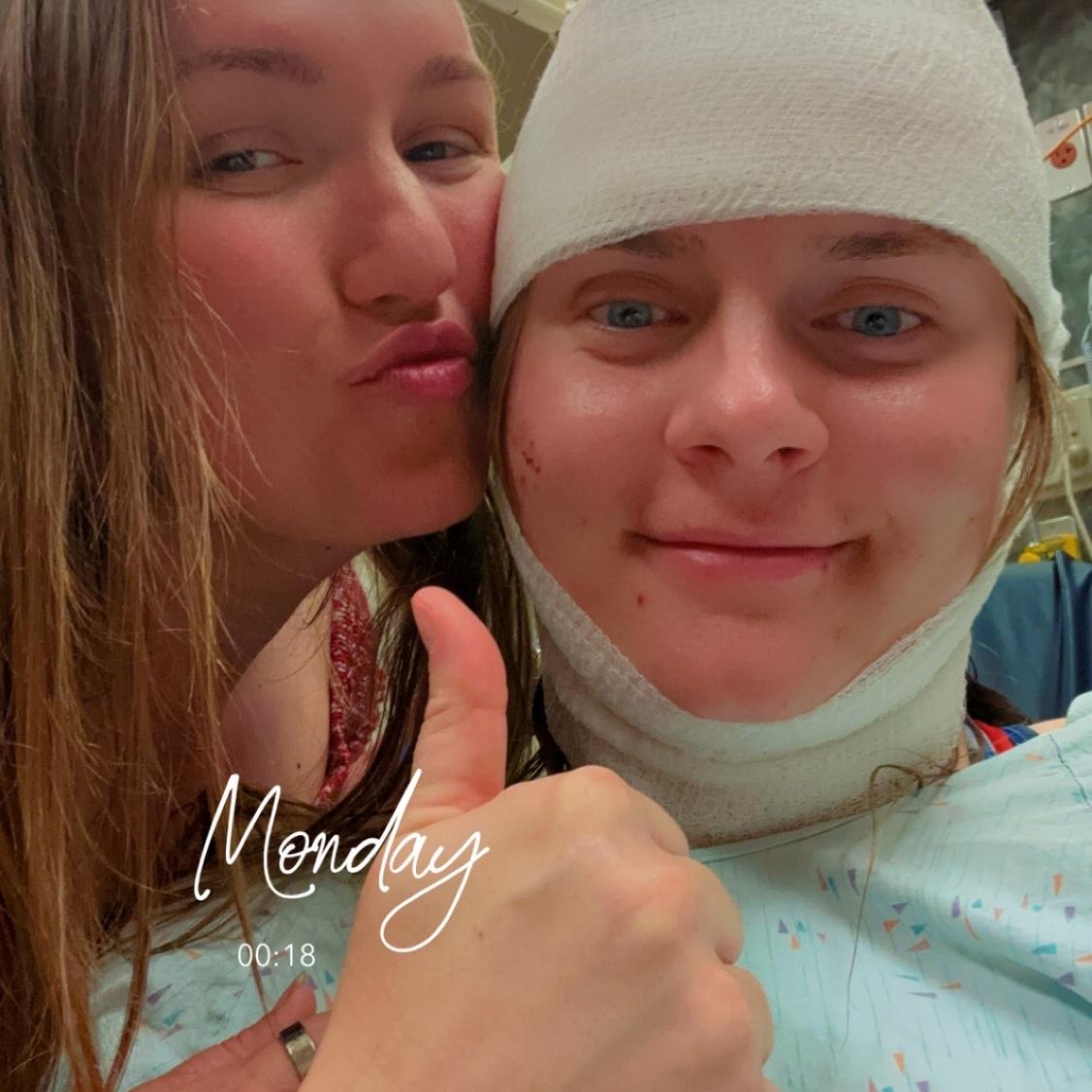 The bravest girl I know!