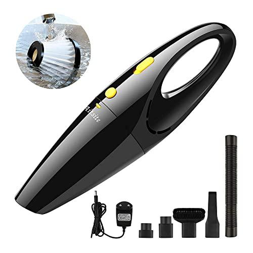 Aitsite Cordless Handheld Vacuum Cleaner 120W Powerful Portable Car Vacuum Cleaner Mini Hand Held Wet and Dry Vacuum with Rechargeable Battery