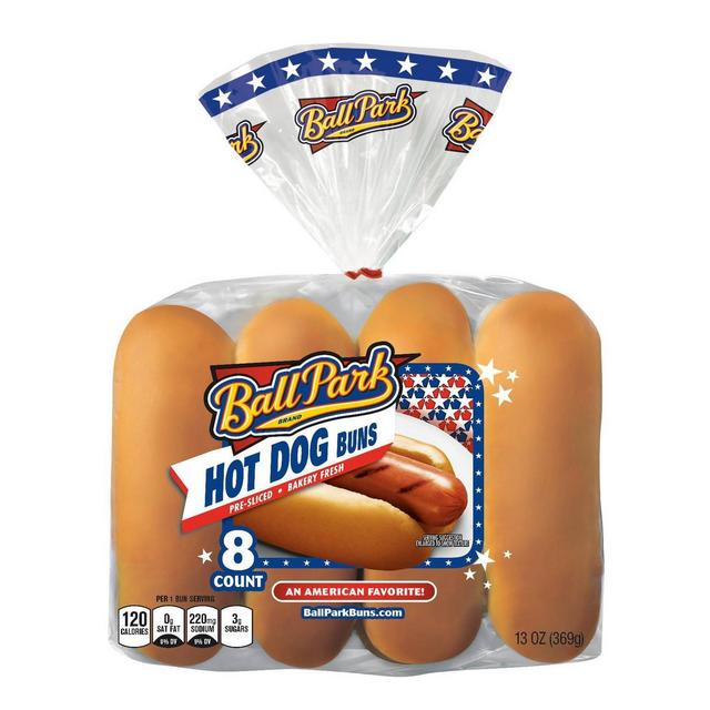 Ball Park Hot Dog Buns - 13oz/8ct