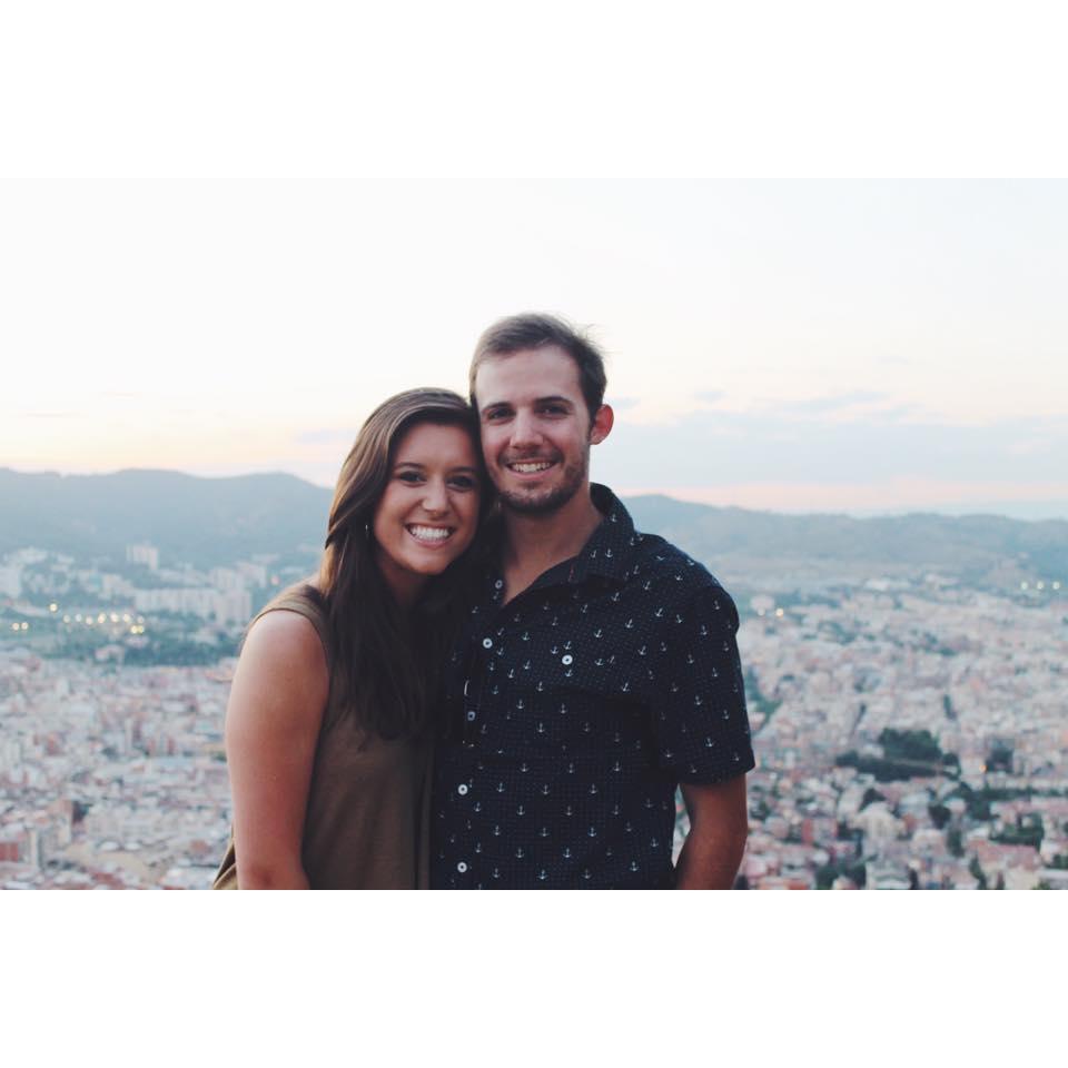 Drew visiting Chloe in Barcelonaaaa