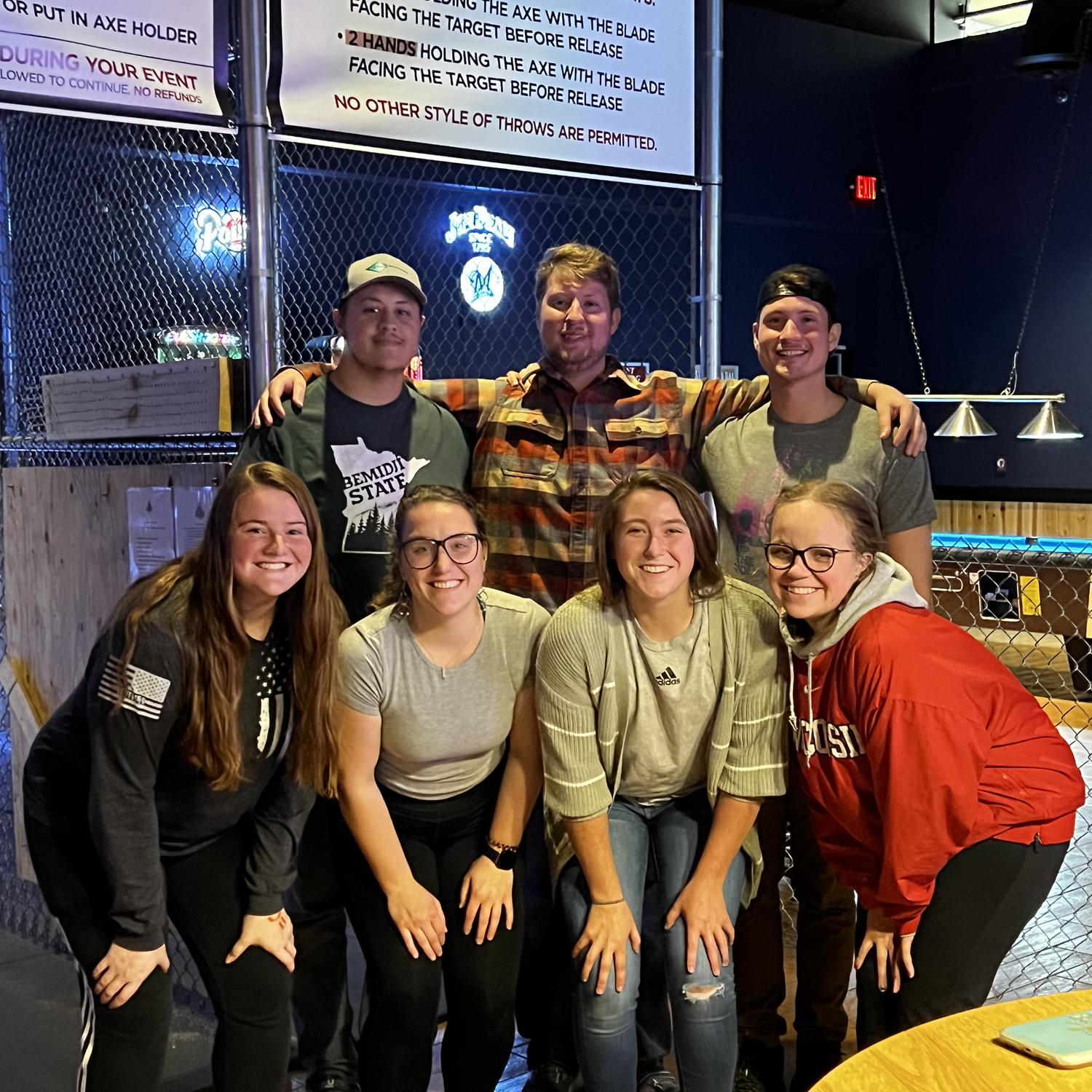 Axe Throwing with Friends at The Stout Ale House (2022)