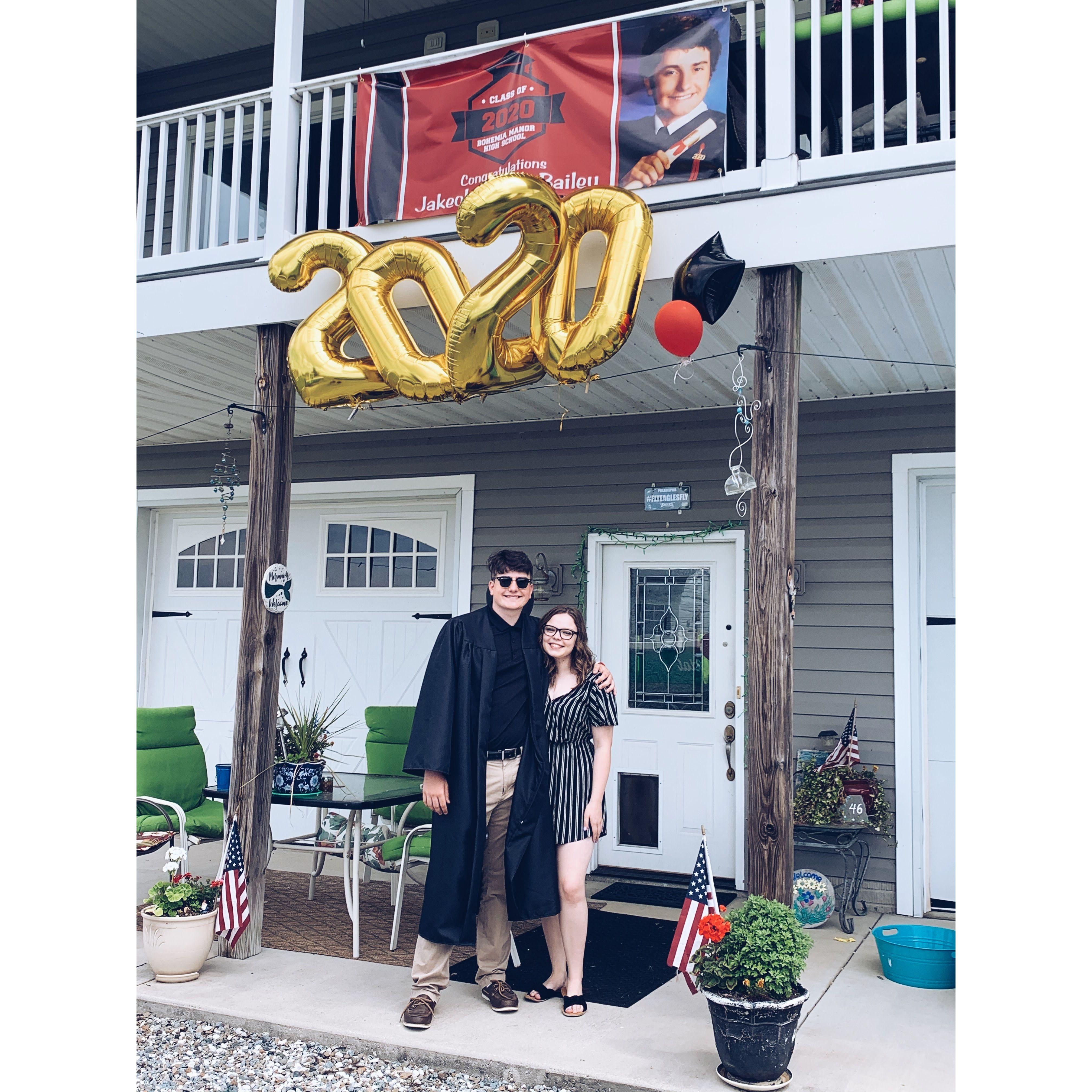 Jake's COVID Graduation party!