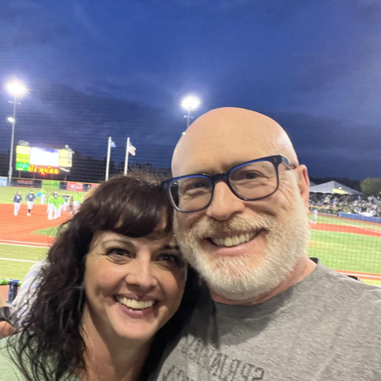 Fun night at a Hillsboro Hops game.