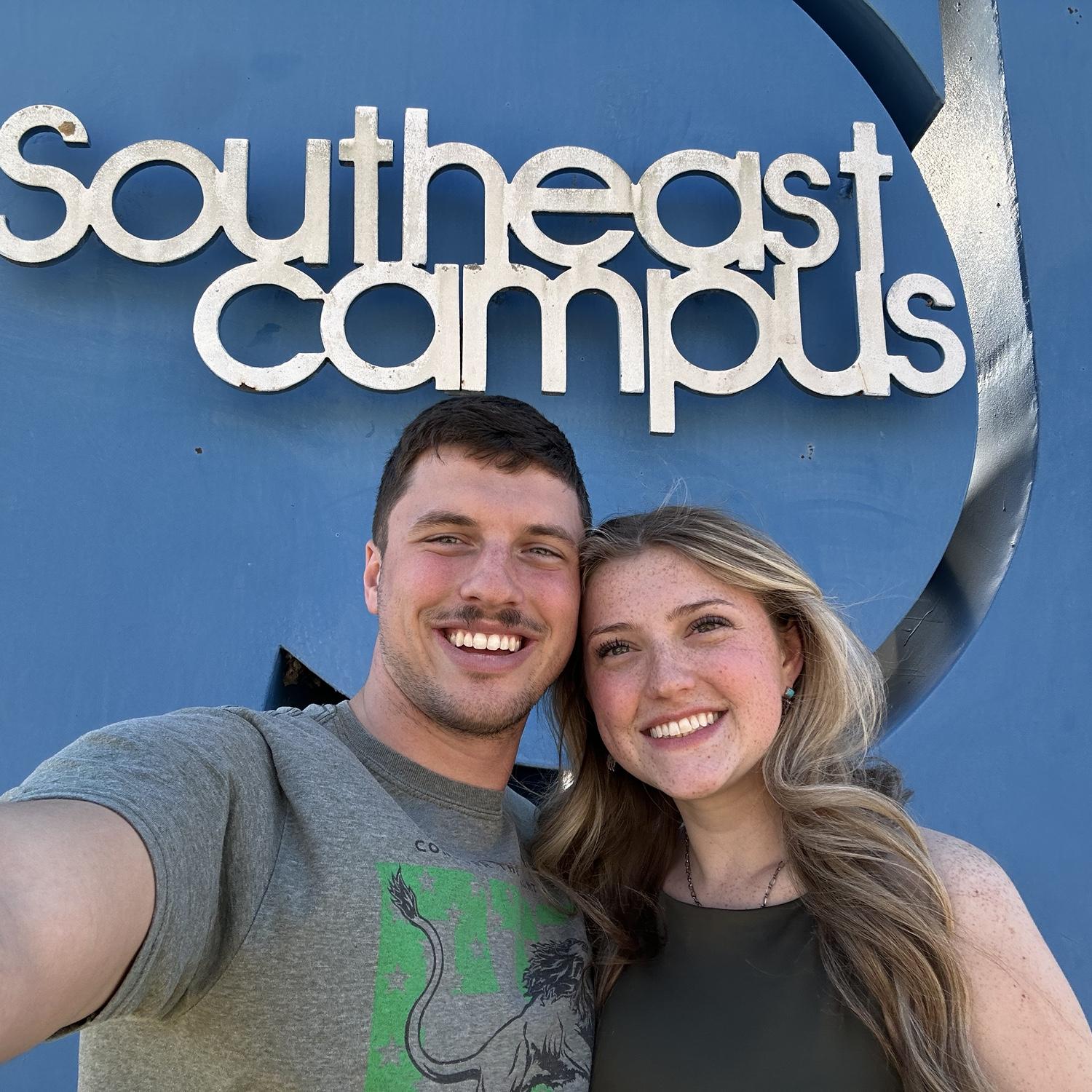 We met at the TCC Southeast campus in math class.