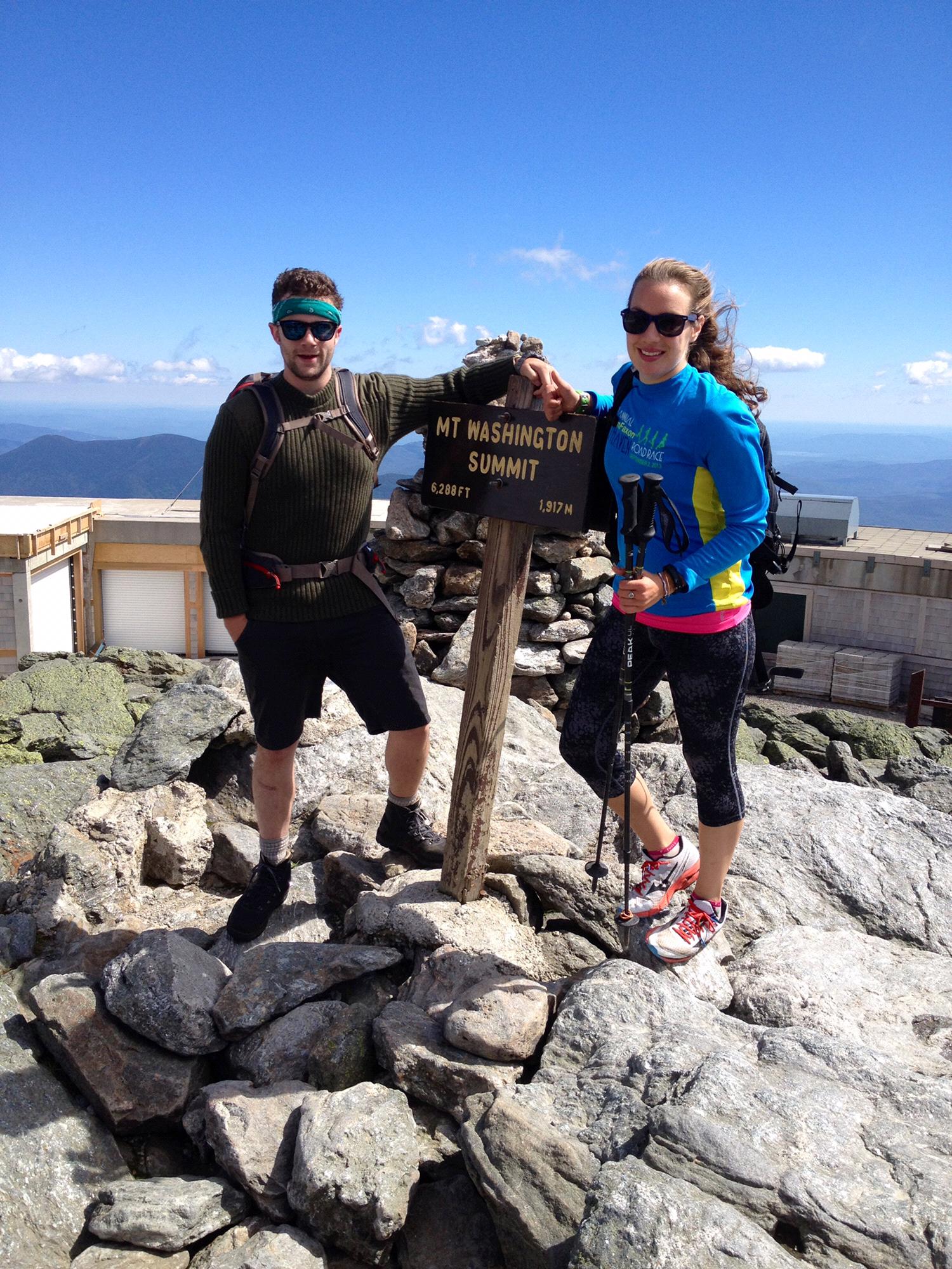 From Donald's detailed spreadsheet of options, I chose to spend my 27th birthday climbing up Mt. Washington :)