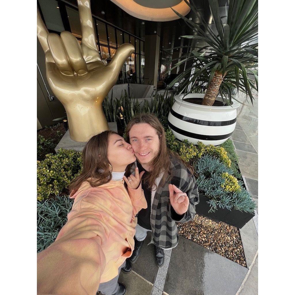 Staycation in Hollywood.