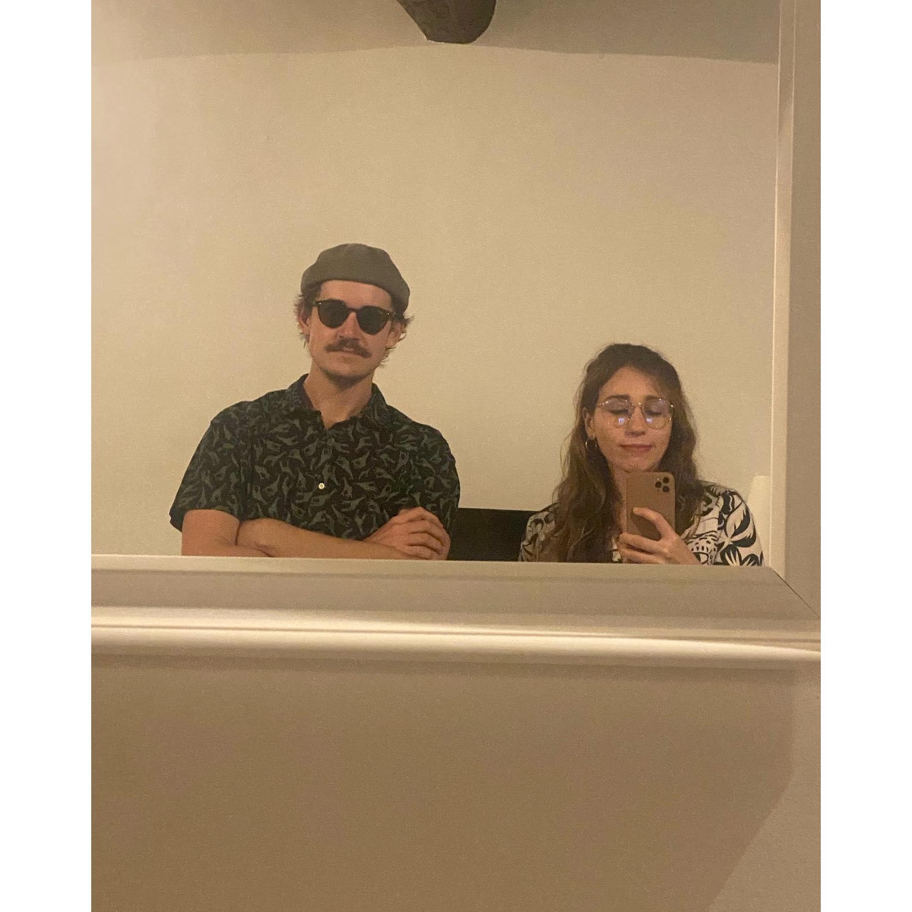 Getting ready to go out in Rome 😎