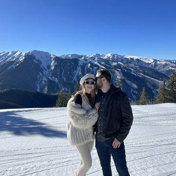Aspen, December 2023. Our first vacation together, and where we both decided we wanted. to get engaged.
