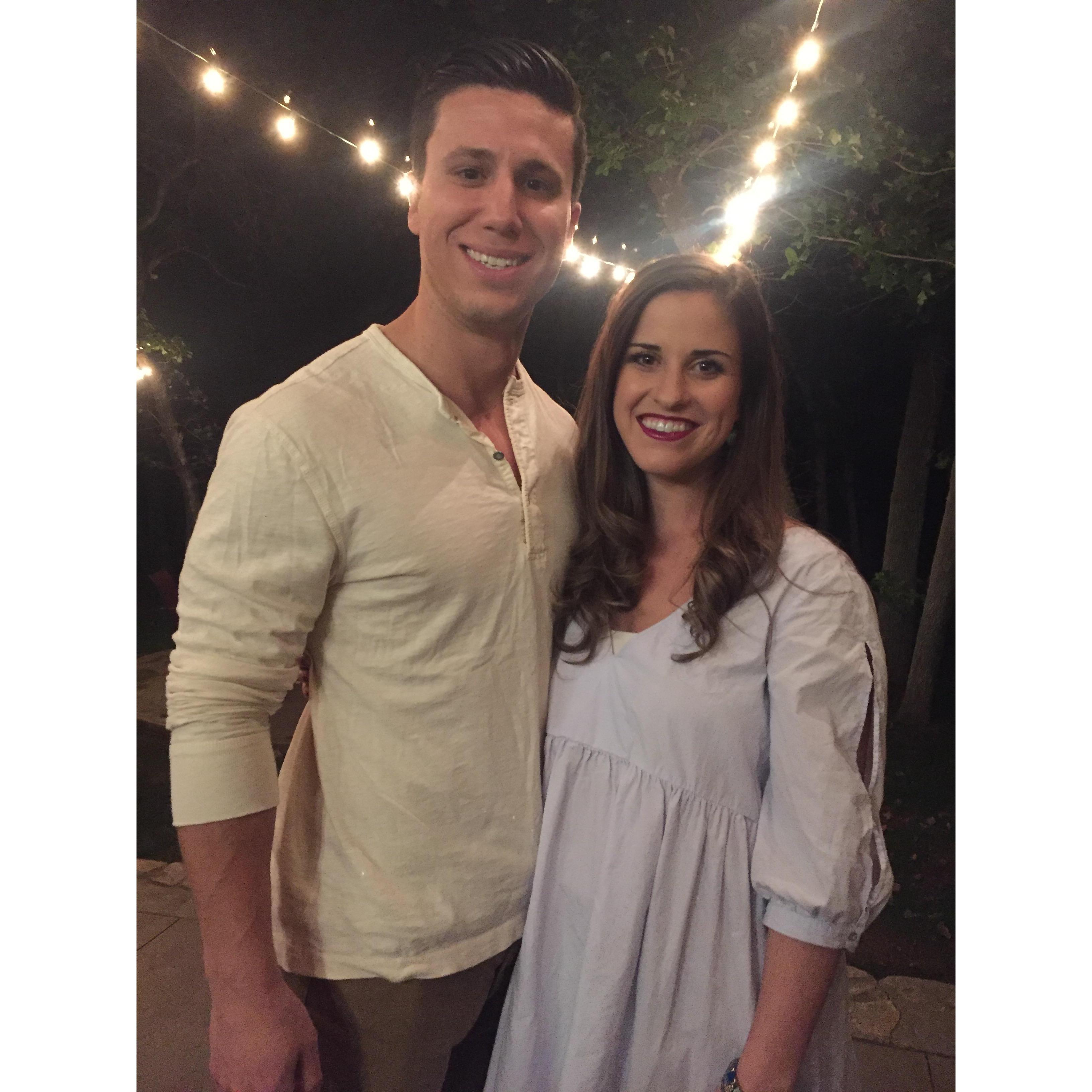 Maggie's engagement party