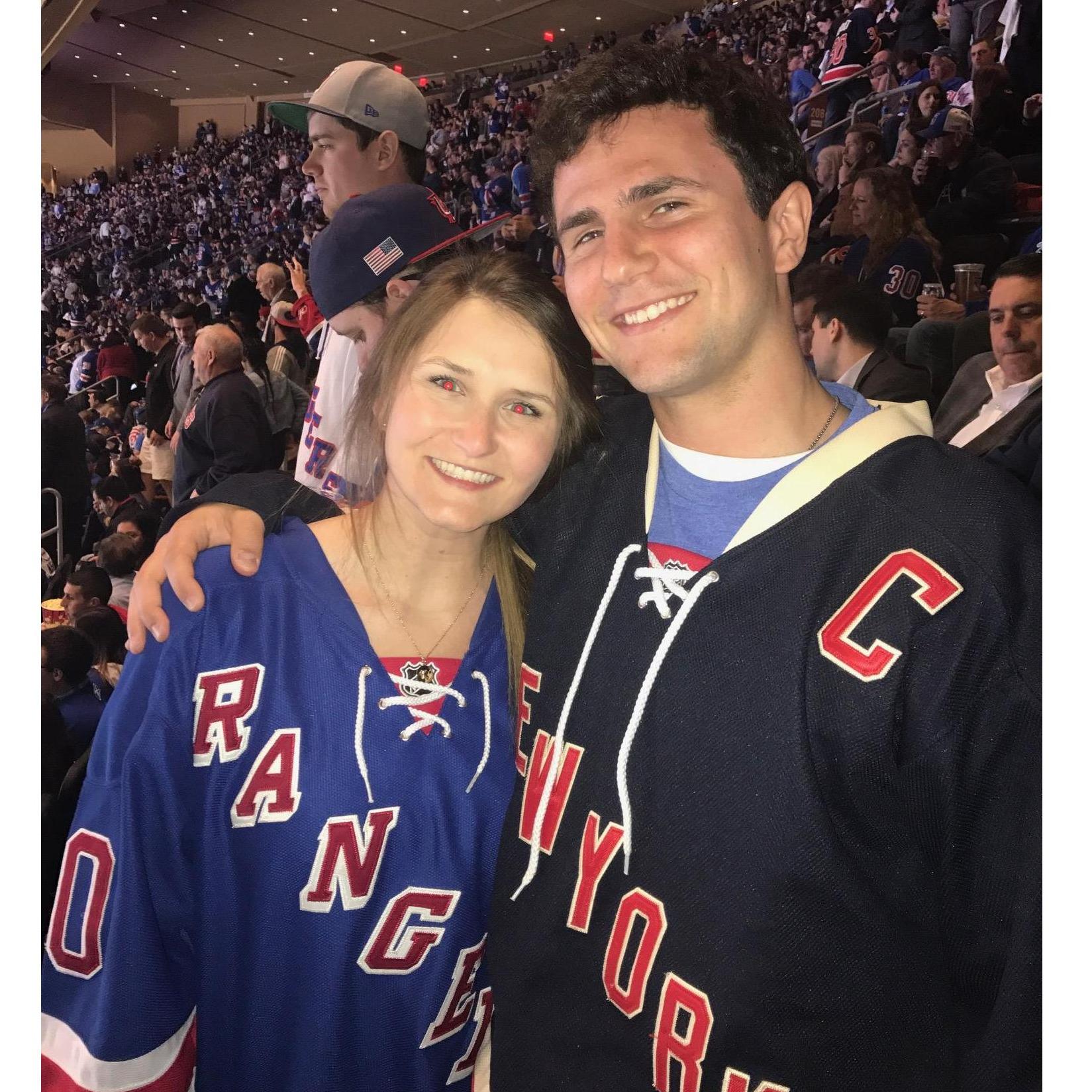 This one time when I surprised Tim with playoff tickets!