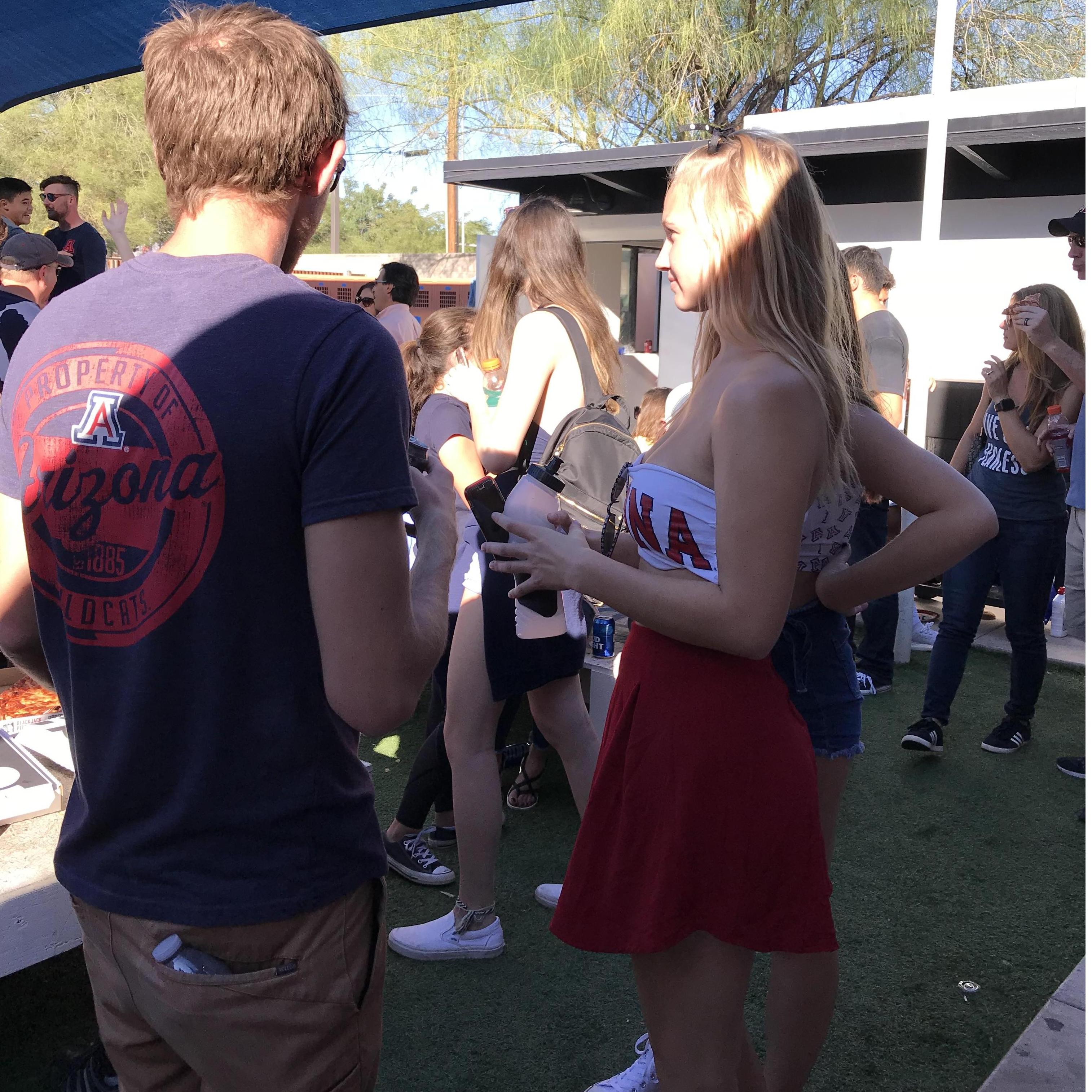 University of Arizona Family Weekend 2018

Evan's parents meet Sierra for the first time as the girl Evan wants to date.
