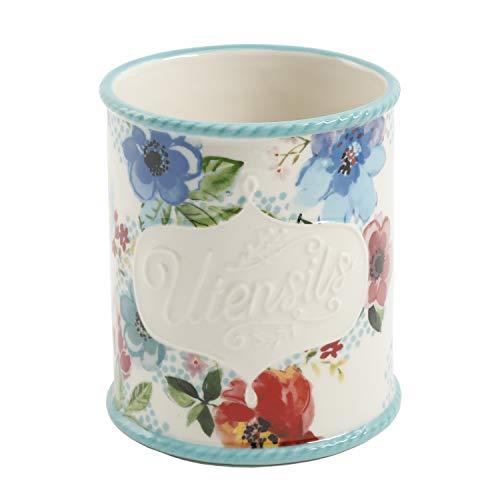 The Pioneer Woman&quot;Melody&quot; Stoneware Mini Utensils Crock
