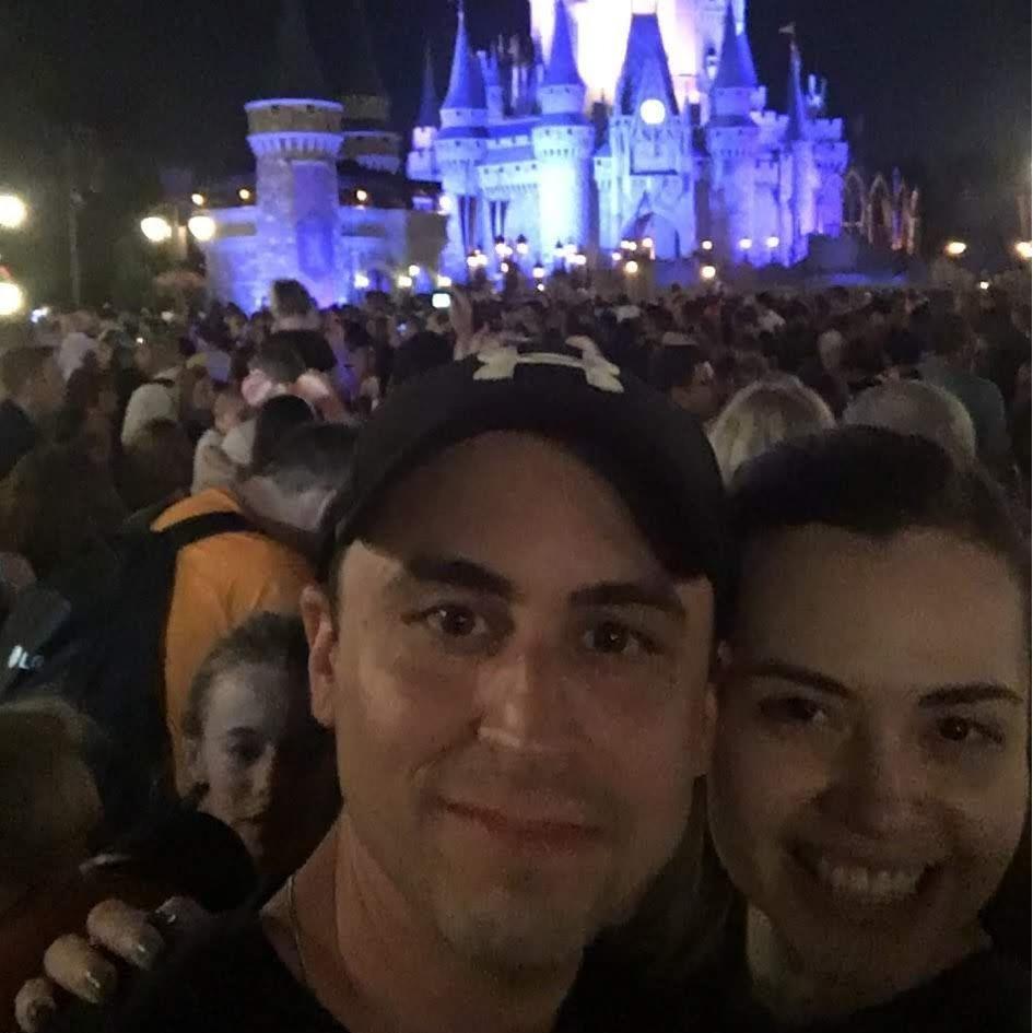 Our very first picture! Second date at the Happiest Place on Earth
