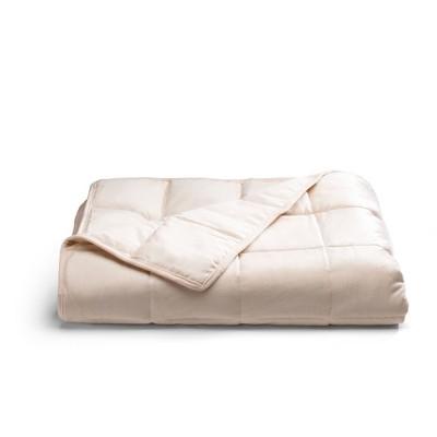 Twin 12lb Weighted Throw Blanket Ivory - Tranquility