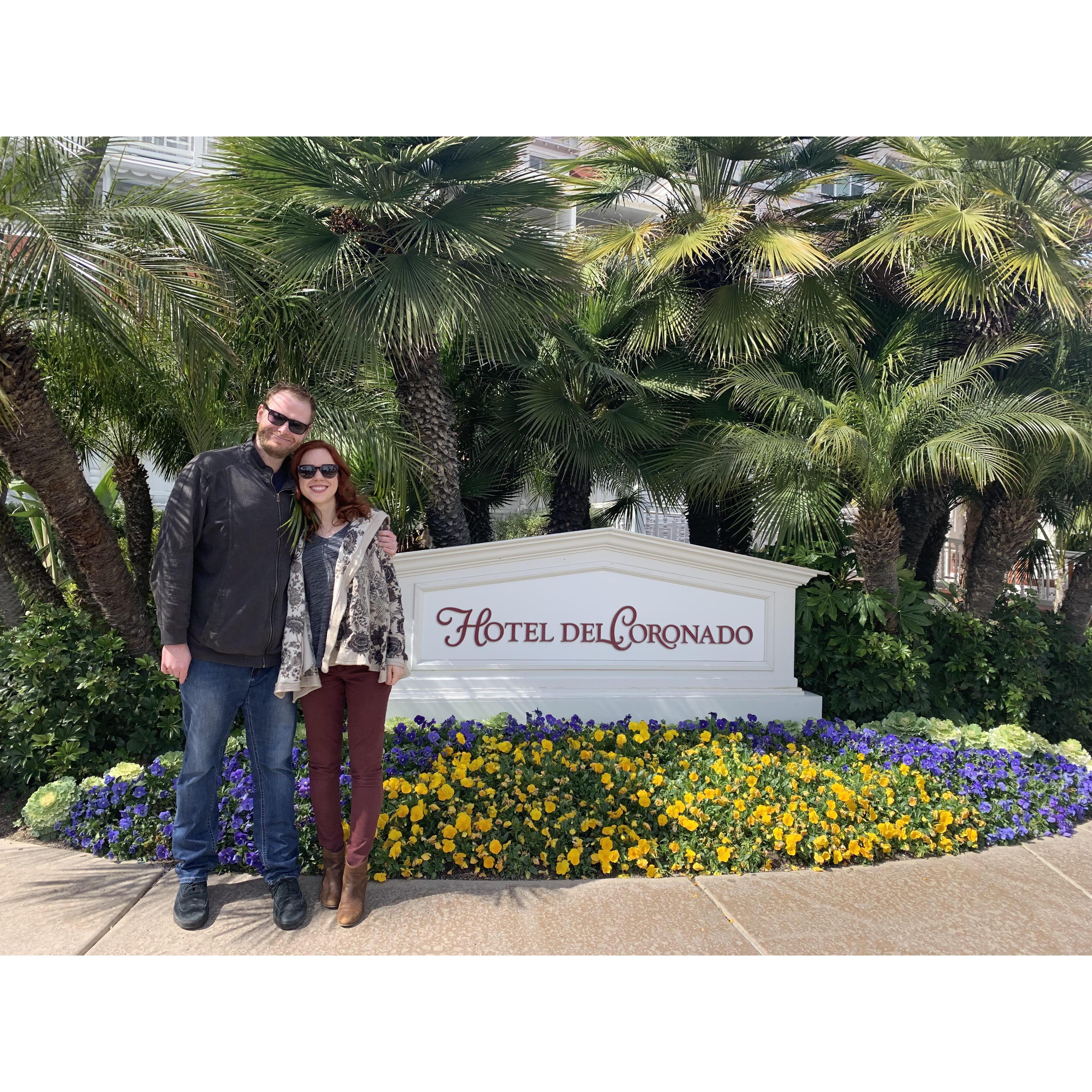 We celebrated Shawn's most recent birthday in Coronado in March 2019.