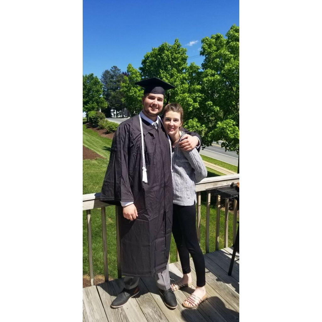 Zach's graduation day