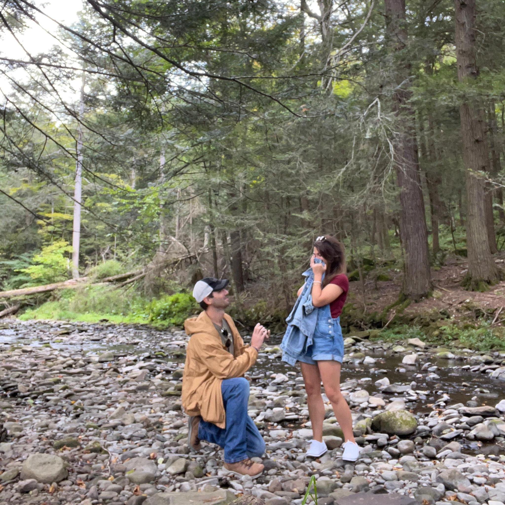Engaged in the "foothills" of the Catskills
