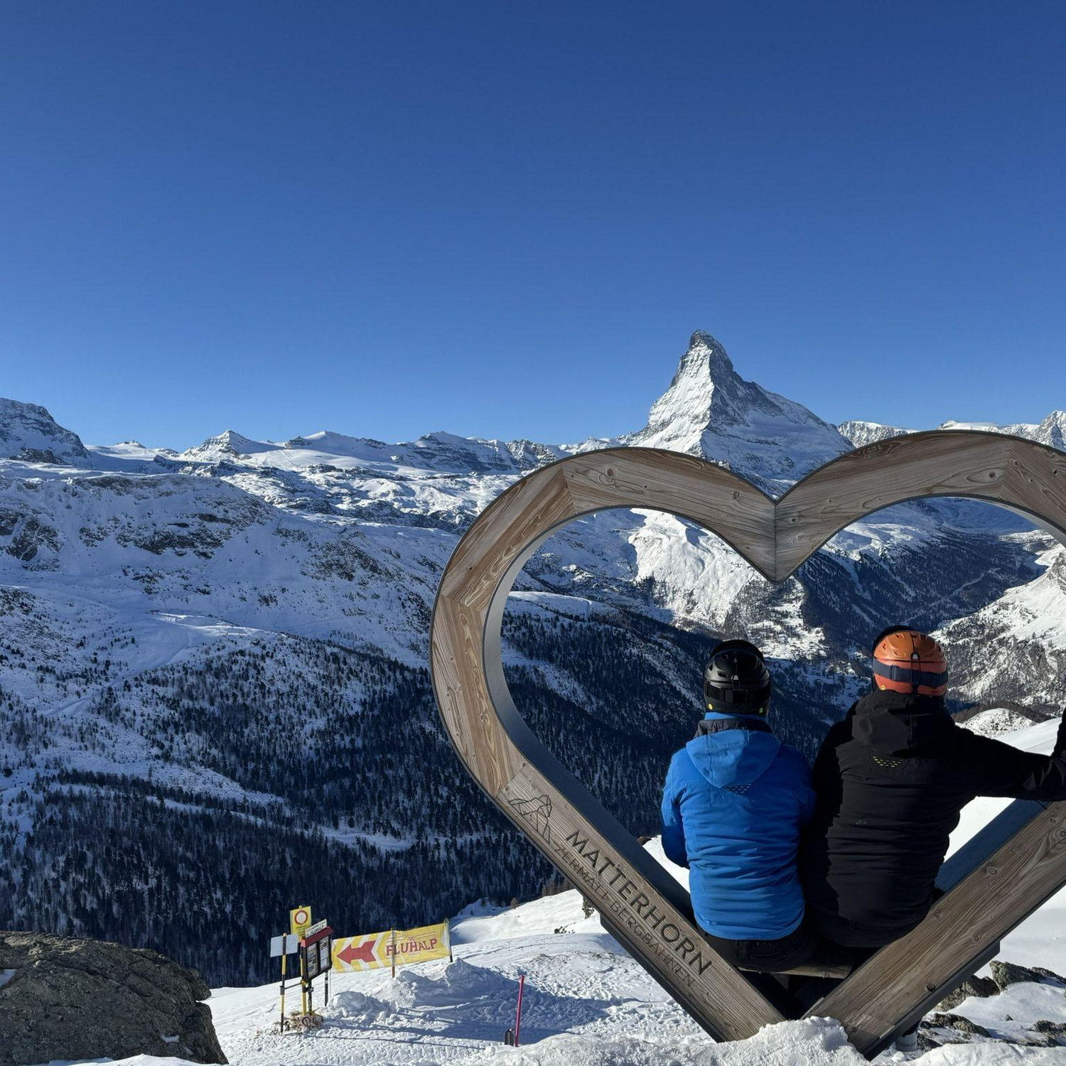 Engagement in Zermatt, Switzerland
