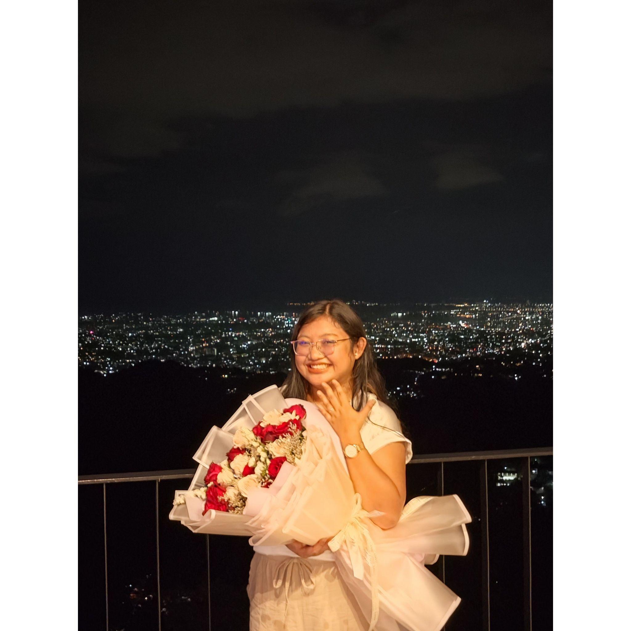 She said "Yes"