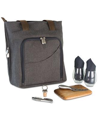 Oniva Legacy® by Picnic Time 9-Piece Sonoma Wine & Cheese Picnic Tote