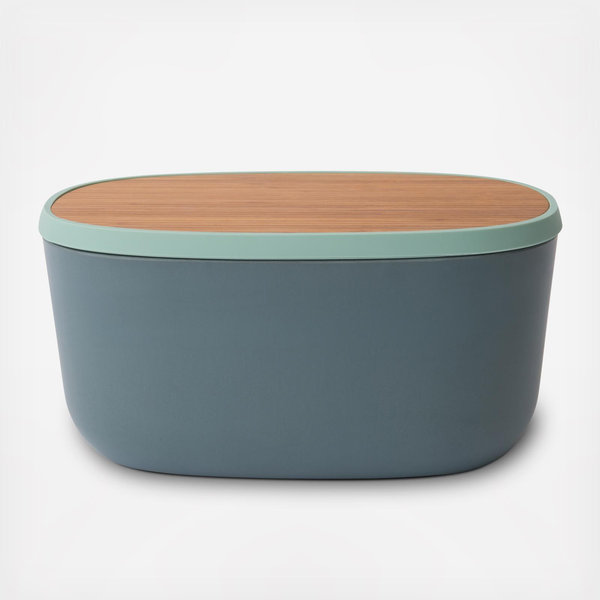 Bamboo Bread Box With Cutting Board