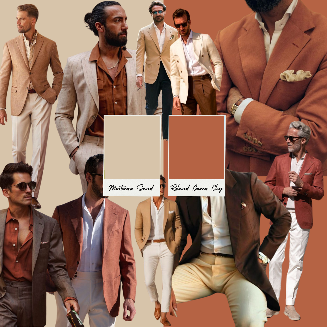 Roland Garros Clay is your firecracker tone, or Monterosso Sand to keep it neutral. Either way, they both bring warmth, energy, and a splash of personality to the party.