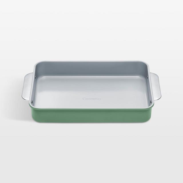 Caraway Sage Non-Stick Ceramic Rectangle Pan