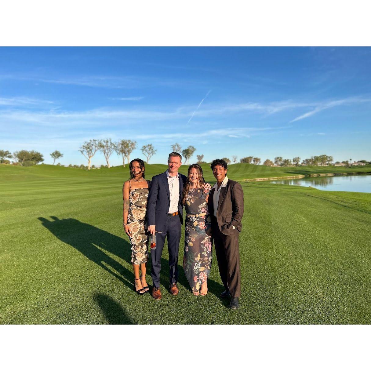 Danielle, Justin, Katie, and Dedrick at Jen & William's wedding!