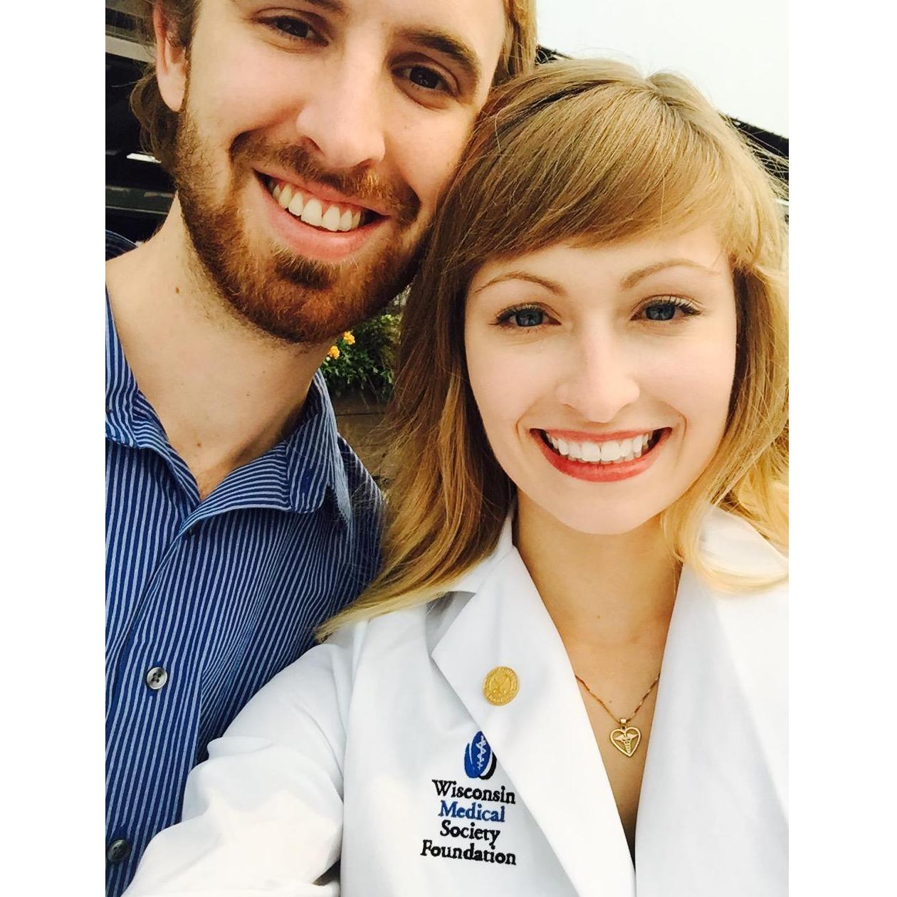 Miranda's White Coat Ceremony