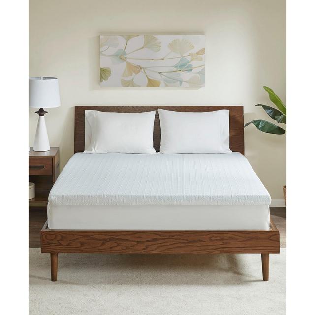 Sleep Philosophy 2" King Memory Foam Mattress Topper, 3M Moisture-Management