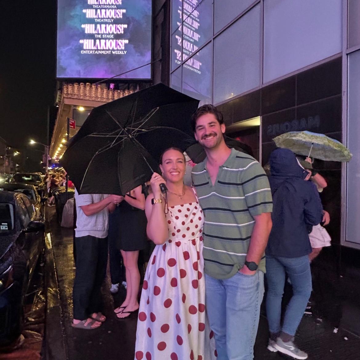 Meg's first time to the Big Apple - had to check out Broadway!
