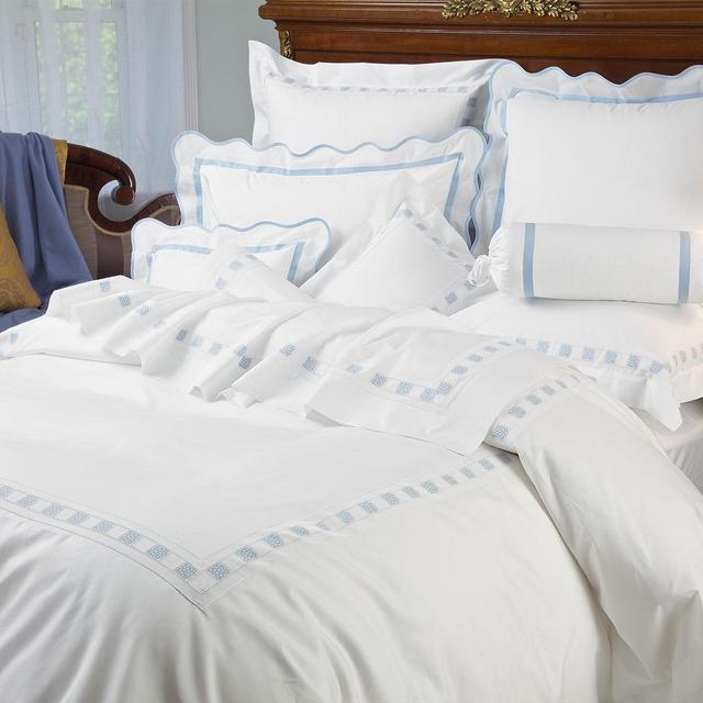 Prato King Duvet Cover in Blue