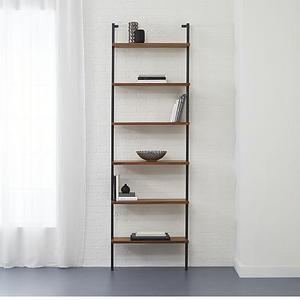 helix 96" acacia bookcase