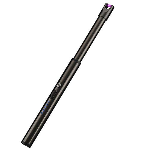 Navpeak Candle Lighter Long Neck Windproof Electric Arc Lighter for Gas Stove Fireplace BBQ Kitchen Grills(Black)