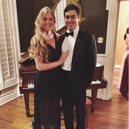 Caleigh's sorority formal in 2015.