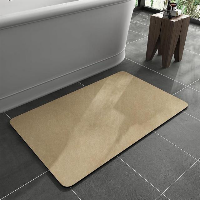 MontVoo -Bath Mat Rug Set-Rubber Non Slip Quick Dry Super Absorbent Thin Bathroom Rugs Fit Under Door-Washable Bathroom Floor Mats-Shower Rug for in Front of Bathtub,Shower Room,Sink