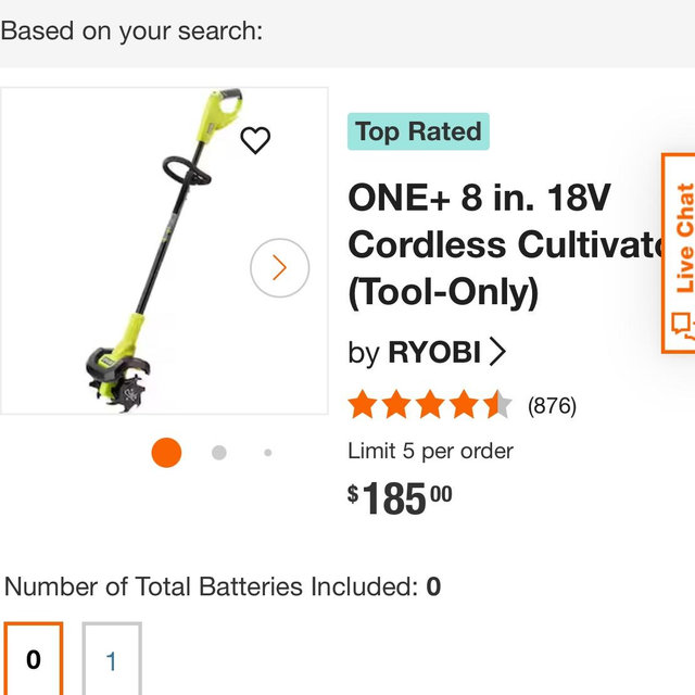 Ryobi 18V Cultivator