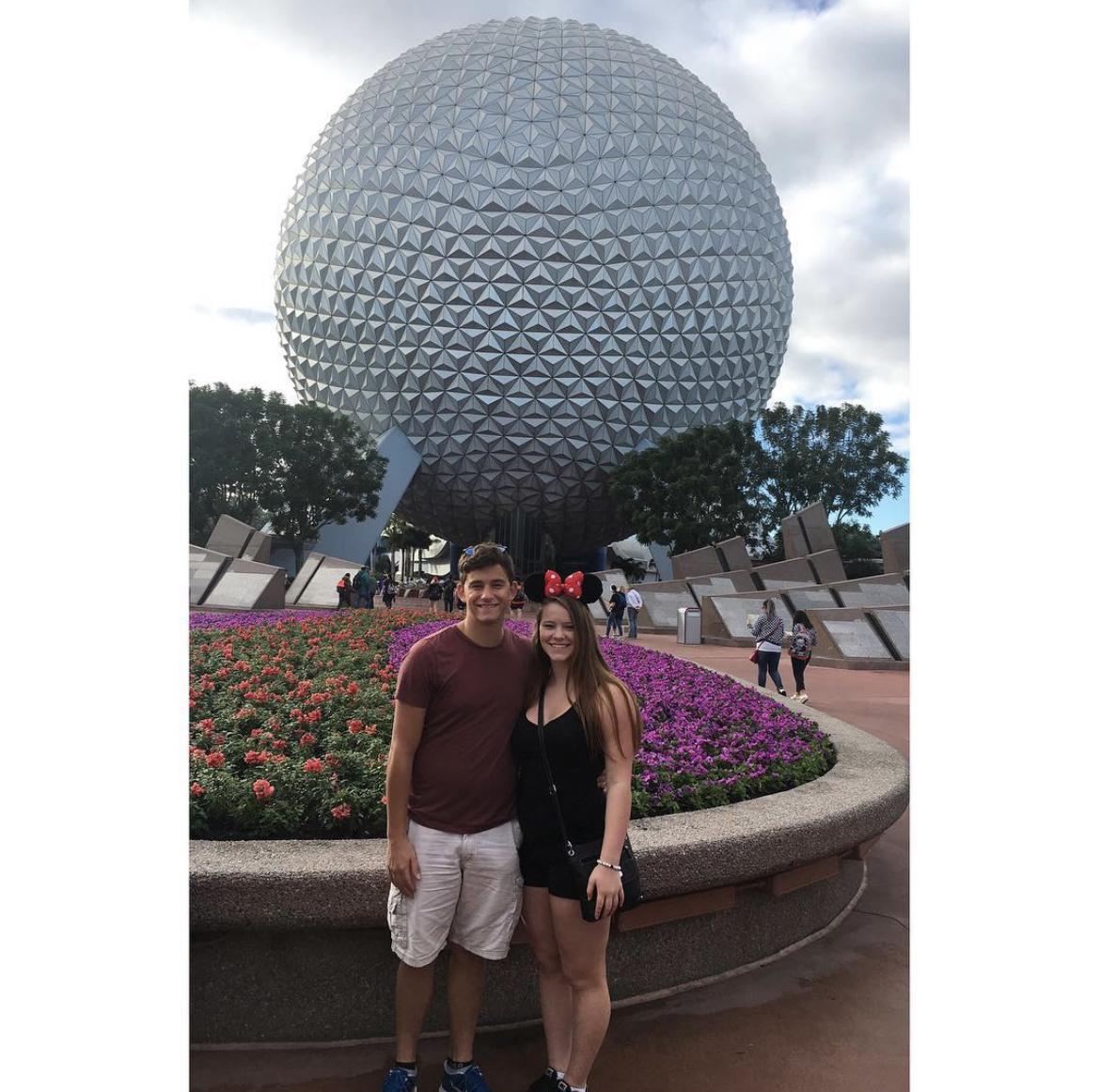 Epcot among many trips to FL together