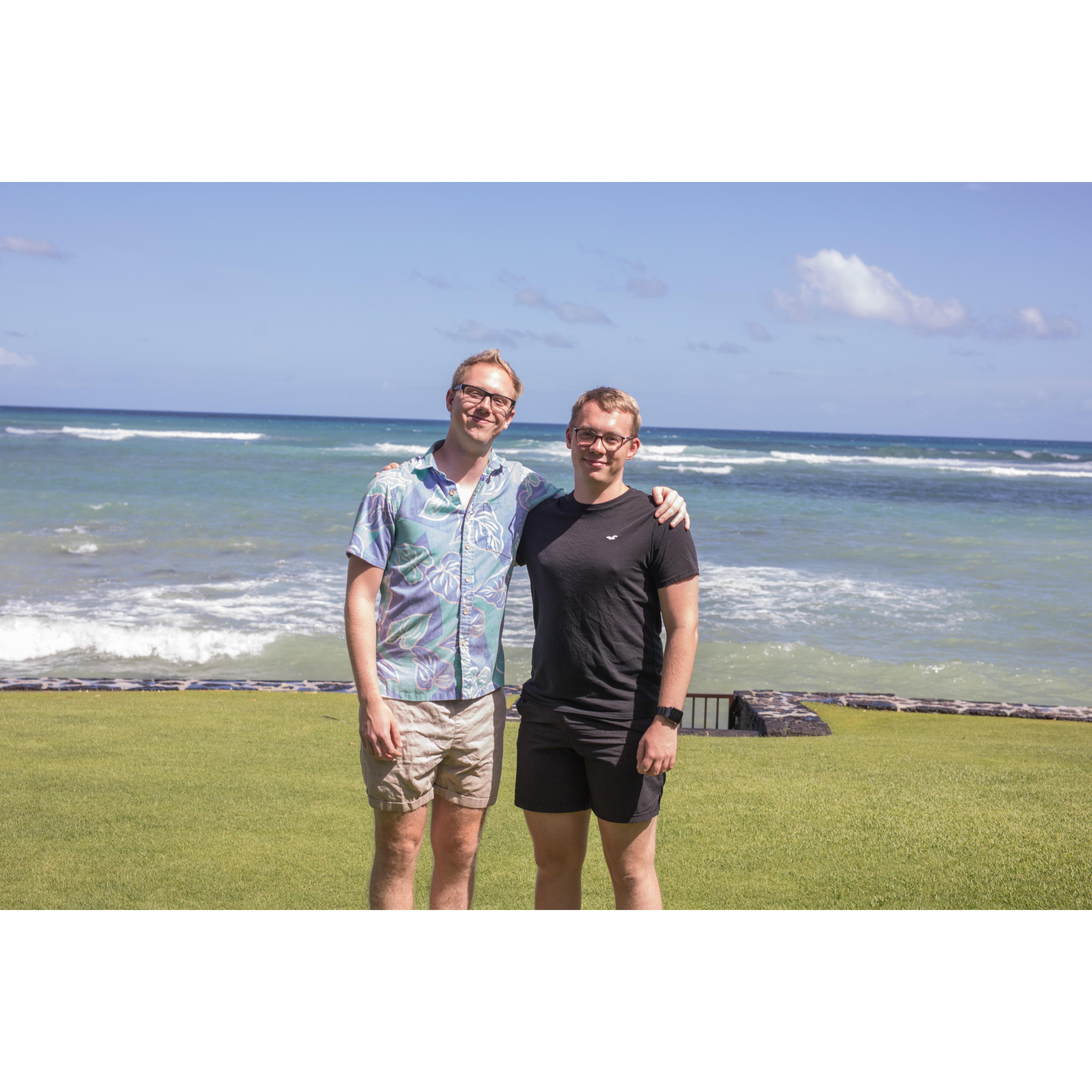 The trip Nolan convinced Michael that Hawaiian beaches were not like East Coast Beaches.