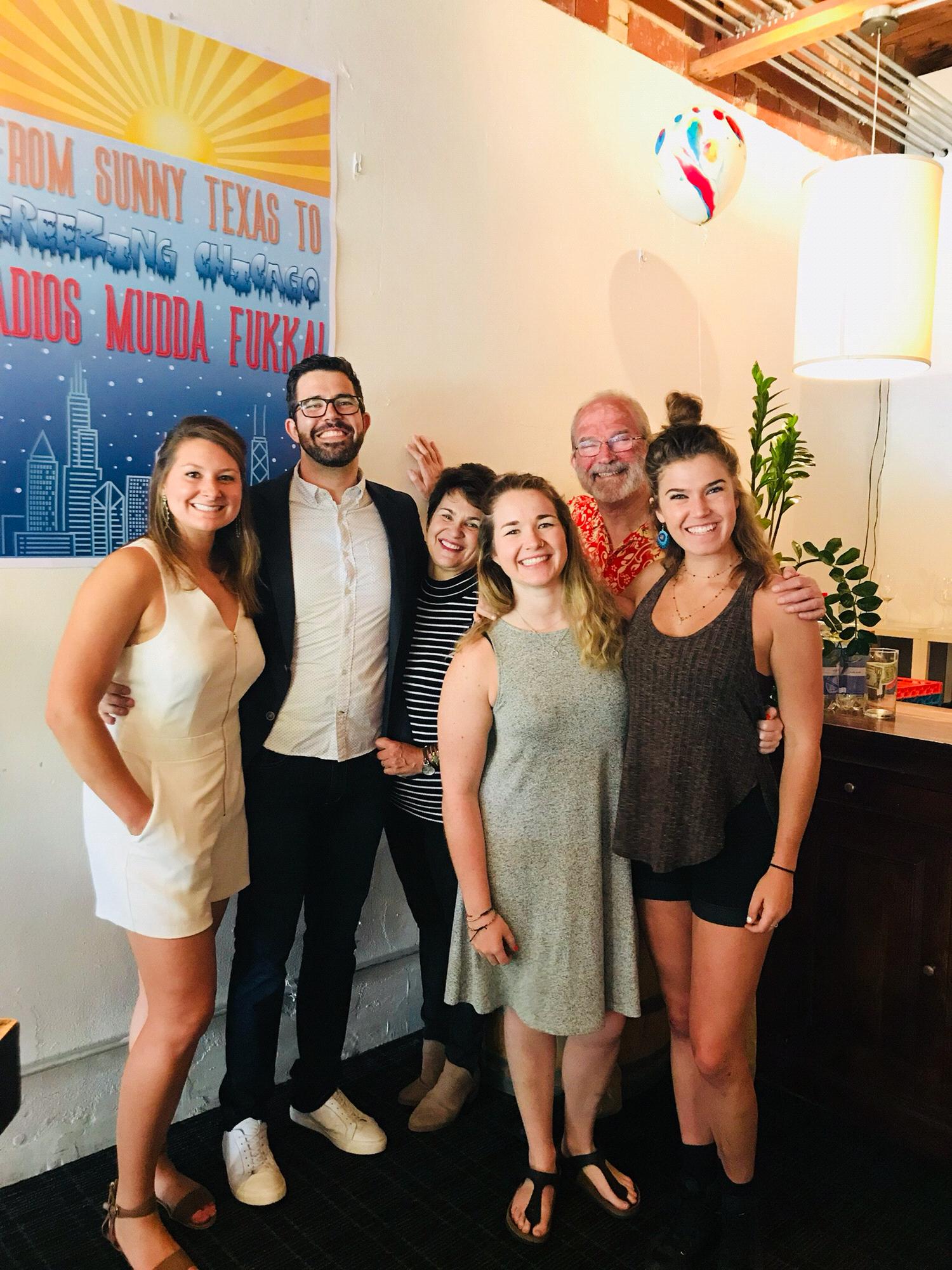 Eric's going-away party in Dallas