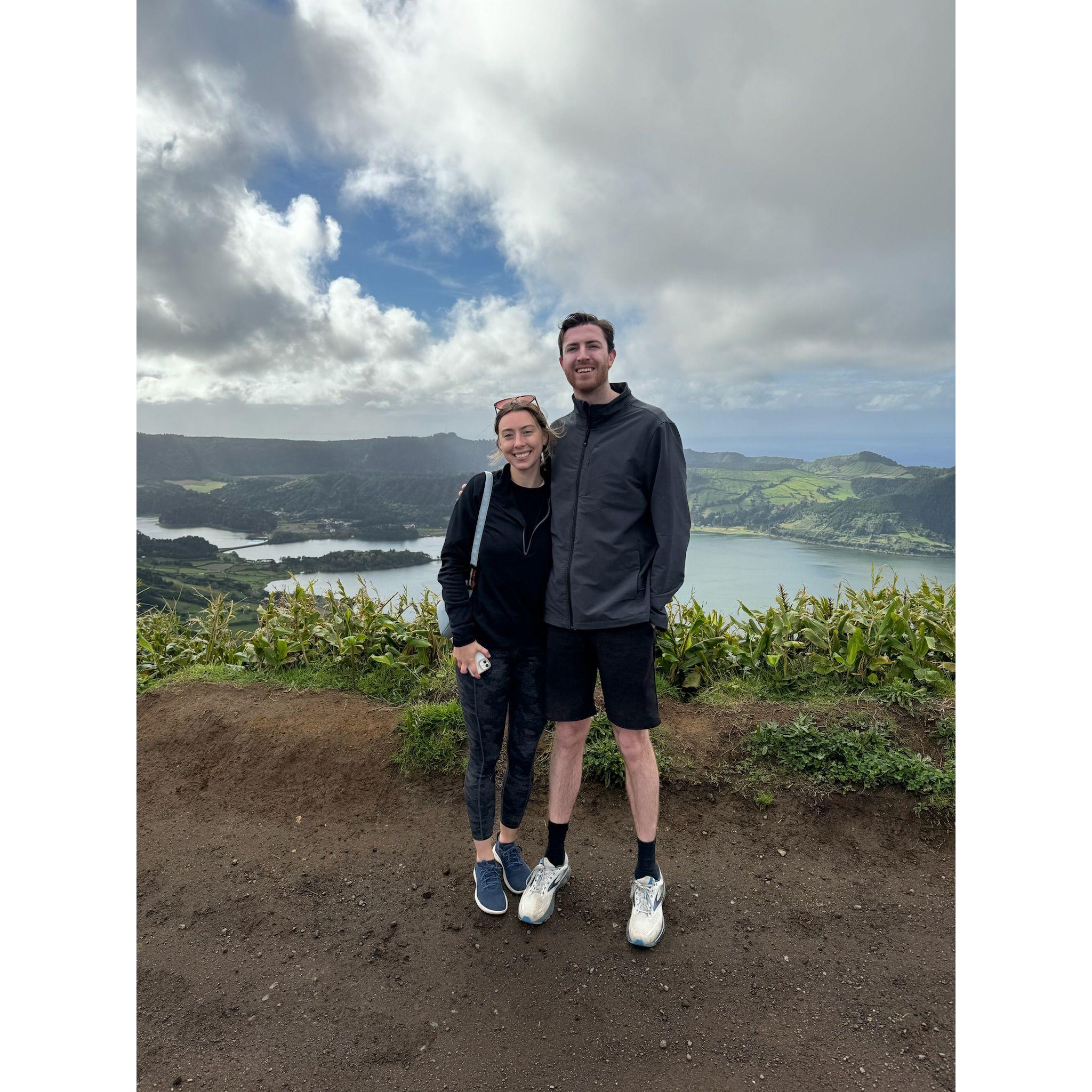 Our trip to Portugal and the Azores, where we ATVed around a lake in the crater of a volcano.