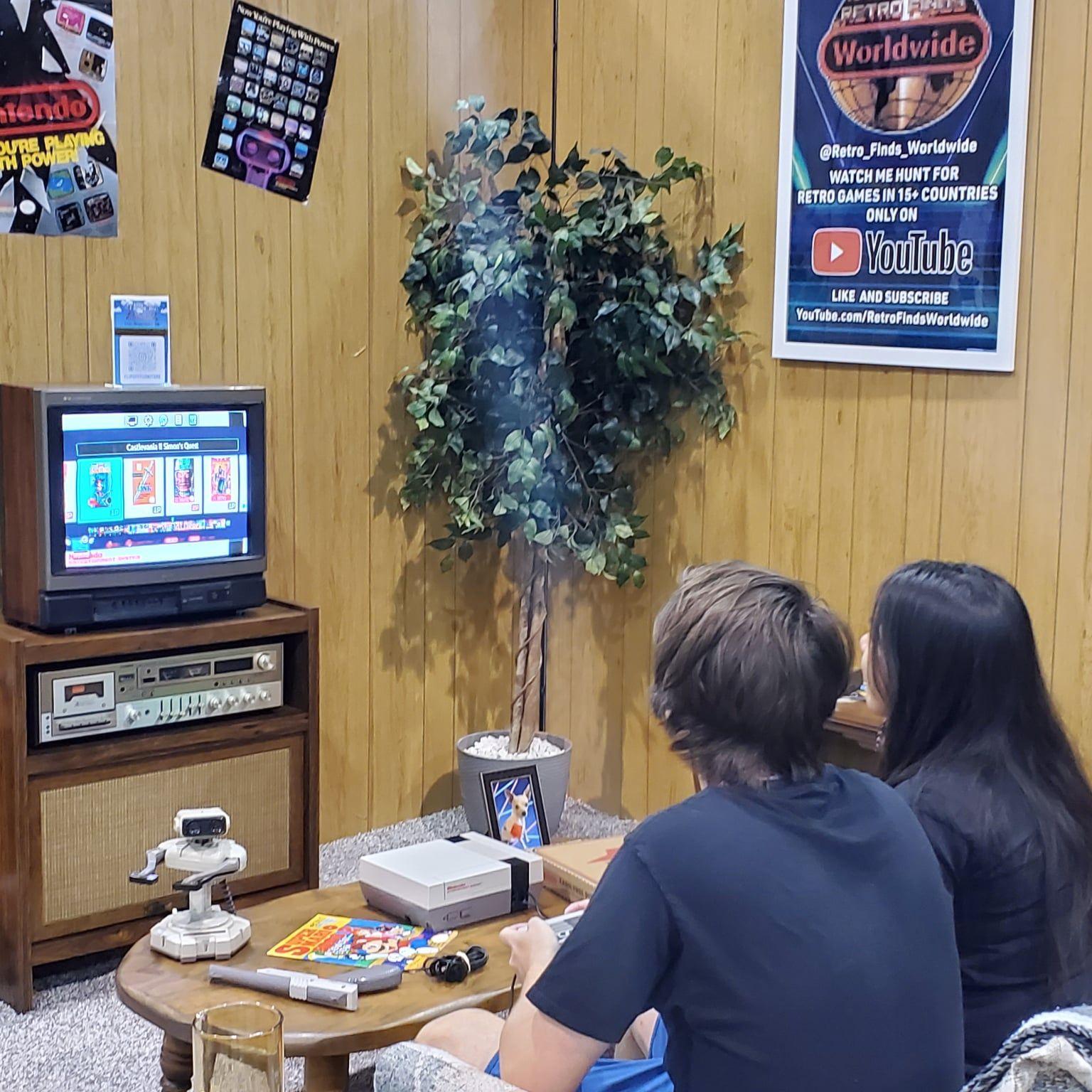 Gaming couple. Patrick is the player two...