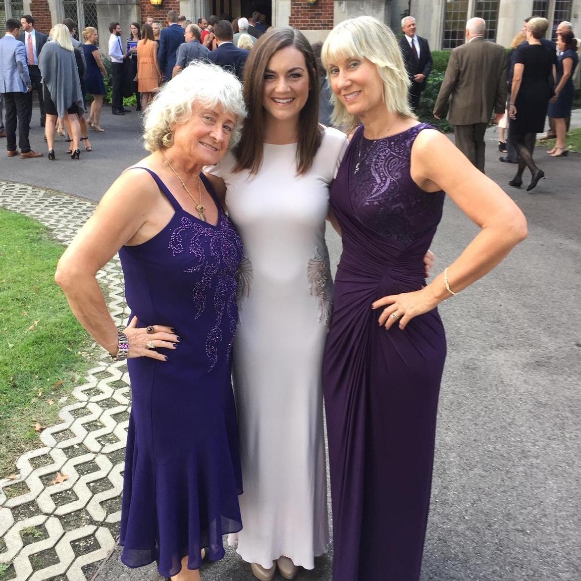 Debbie, Alyssa, and Darla at Kelsey and Ben's wedding