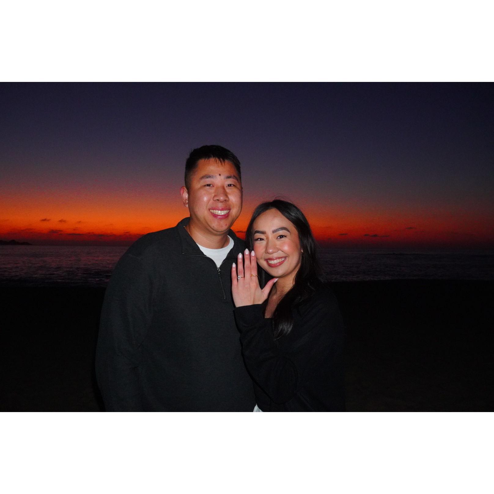 The day Jerry proposed!