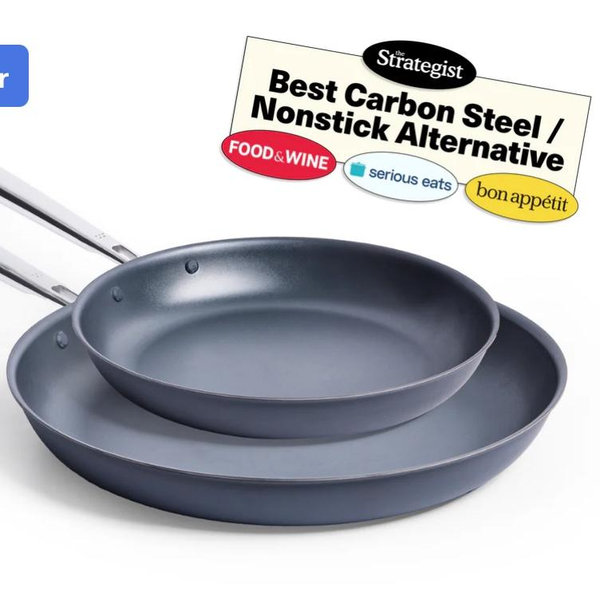 Carbon Nonstick™ Frying Pan 8 + 12-inch set